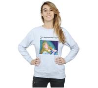 Disney Women's Sleeping Beauty Meme Sweatshirt in Grey | Size: XL Disney Grey XL