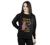 Disney Women's Sleeping Beauty Once Upon A Dream Sweatshirt Black XXXXX-Large
