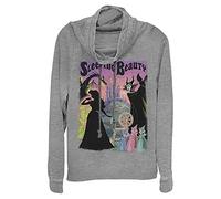 Disney Women's Sleeping Beauty Poster T-Shirt, Gray Heather, 8X-Large
