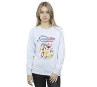 Disney Women's Snow White Poster Sweatshirt Sport Grey X-Large