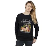 Disney Women's Snow White & The Seven Dwarfs Sweatshirt in Black | Size: Medium Disney Black M