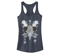 Disney Women's Snowflake Boho T-Shirt, Indigo/Mandala Dream, M