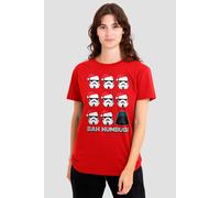 Star Wars Empire Bah Humbug Ladies T Shirt, Red, XX-Large