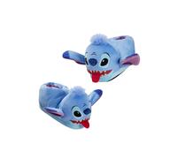 Disney Stitch, Womens Slippers 3D Fluffy Non Slip - Stitch Gifts (Stitch, 4/5 UK)