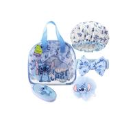 Disney Women's Stitch Shower Accessories Set Makeup Cosmetics Travel Holiday in Blue Disney Blue One Size
