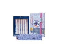 Disney Women's Stitch Stationary Set A5 Notebook Pencils & Pencil Case Disney Multicolor