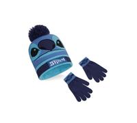 Disney Women's Stitch Winter Set Hat & Gloves Disney Multicolor One Size