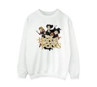 Disney Women's Strike A Pose Sweatshirt in White | Size: 2XL Disney White 2XL