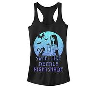 Disney Women's Sweet Like Deadly Nightshade Tank Top T-Shirt, Black, XXL