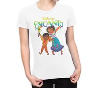 Disney Womens T-Shirt Encanto White X-Large