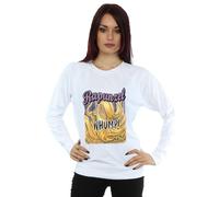 Disney Women's Tangled Rapunzel Whump Sweatshirt in White | Size: 2XL Disney White 2XL