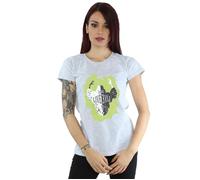 Disney Women's The Descendants Cruella Long Live Cotton T-Shirt in Grey | Size: Large Disney Grey L