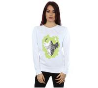 Disney Women's The Descendants Cruella Long Live Sweatshirt in White | Size: Medium Disney White M