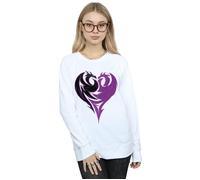 Disney Women's The Descendants Dragon Heart Sweatshirt in White | Size: Medium Disney White M