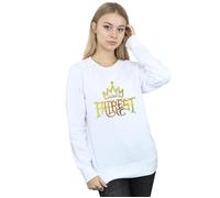 Disney Women's The Descendants Fairest Gold Sweatshirt in White | Size: Small Disney White S