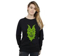 Disney Women's The Descendants Maleficent She Is Watching Sweatshirt in Black | Size: 2XL Disney Black 2XL