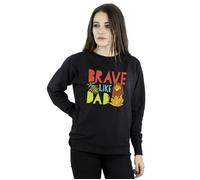 Disney Women's The Lion King Brave Like Dad Sweatshirt in Black | Size: XL Disney Black XL