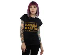Disney Women's The Lion King Hakuna Matata T-Shirt Black Small