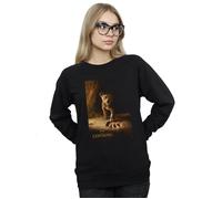 Disney Women's The Lion King Movie Simba Poster Sweatshirt in Black | Size: Medium Disney Black M