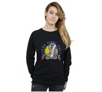 Disney Women's The Lion King Rafiki Good Vibes Only Sweatshirt in Black | Size: Medium Disney Black M