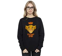 Disney Women's The Lion King Simba Future King Sweatshirt Black Small