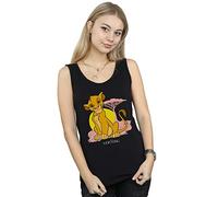 Disney Women's The Lion King Simba Pastel Vest Black X-Large