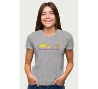 Disney Women's The Lion King Strolling Into The Weekend Like T-Shirt in Mid Grey | Size: 2XL Disney Mid Grey 2XL