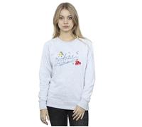 Disney Women's The Little Mermaid Ariel Sweatshirt in Grey | Size: 2XL Disney Grey 2XL