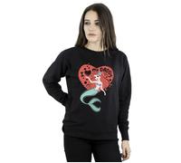 Disney Women's The Little Mermaid Love Daddy Sweatshirt in Black | Size: Small Disney Black S