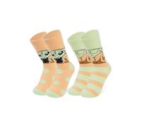 The Mandalorian Baby Yoda Socks 2 Pack Disney Multi One Size