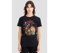 Disney Women's The Muppet Christmas Carol Poster T-Shirt, Black | Size: Medium Disney Black M
