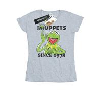 Disney Women's The Muppets Kermit Since 1978 Cotton T-Shirt - Heather Grey - Heather Grey - XS