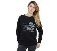 Disney Women's Three Little Pigs 1933 Sweatshirt in Black | Size: Small Disney Black S