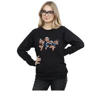 Disney Women's Three Little Pigs Having Fun Sweatshirt in Black | Size: Large Disney Black L