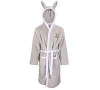 Disney Womens Thumper Dressing Gown Supersoft Fleece Bambi Robe Grey S-M