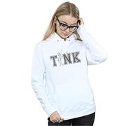 Disney Women's Tinker Bell Collegiate Tink Hoodie White Medium