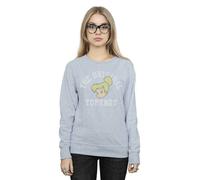 Disney Women's Tinker Bell Original Topknot Sweatshirt in Grey | Size: Medium Disney Grey M