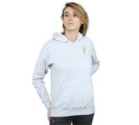 Disney Women's Tinkerbell Chest Hoodie in Grey | Size: Small Disney Grey S