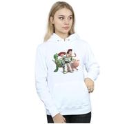 Disney Women's Toy Story 4 Group Hoodie in White | Size: 2XL Disney White 2XL