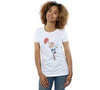 Disney Women's Toy Story 4 Jessie Jump Pose T-Shirt White Small