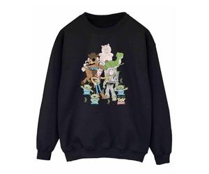 Disney Women's Toy Story Group Sweatshirt X-Large Black