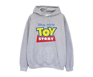 Disney Women's Toy Story Logo Hoodie Large Heather Grey