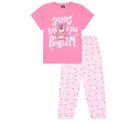 Disney Womens Toy Story Lotso Bear Sounds Like A You Problem Long Pyjama Set Ladies PJs (10-12) Pink