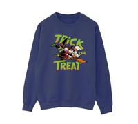 Disney Women's Trick Or Treat Sweatshirt in Navy | Size: Medium Disney Navy M