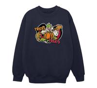 Disney Women's Trick Or Treat Ursula Villains Sweatshirt in Navy | Size: XL Disney Navy XL