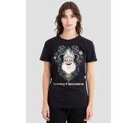 Disney Women's Valentine's Day Ursula, Leaving U Speechless T-Shirt, Black | Size: 2XL Disney Black 2XL