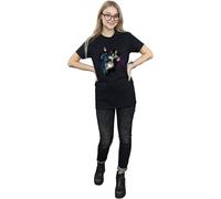 Disney Women's Villains Cotton T-Shirt in Black | Size: XL Disney Black XL