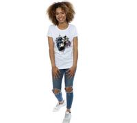 Disney Women's Villains Cotton T-Shirt in White | Size: Small Disney White S