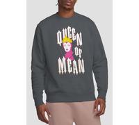 Disney Women's Villains Queen Of Mean Sweatshirt, Charcoal | Size: 2XL Disney Charcoal 2XL