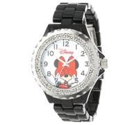Disney Women's W000502 Minnie Mouse Enamel Sparkle Bracelet Watch